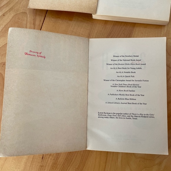 Vintage collectible copy  of Louis Sachar HOLES Scholastic Paperback - Picture 5 of 13